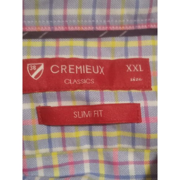 Cremieux Classics men's long sleeve Shirt adult XXL 2xl Slim fit NEW NWT - Picture 10 of 15
